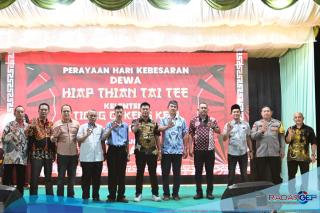 Bupati Bengkalis Hadiri Ultah Kelenteng Tiong Gi Keng di Pangkalan Nyirih